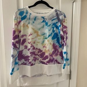 Hi Lo Tie Dye long sleeve shirt